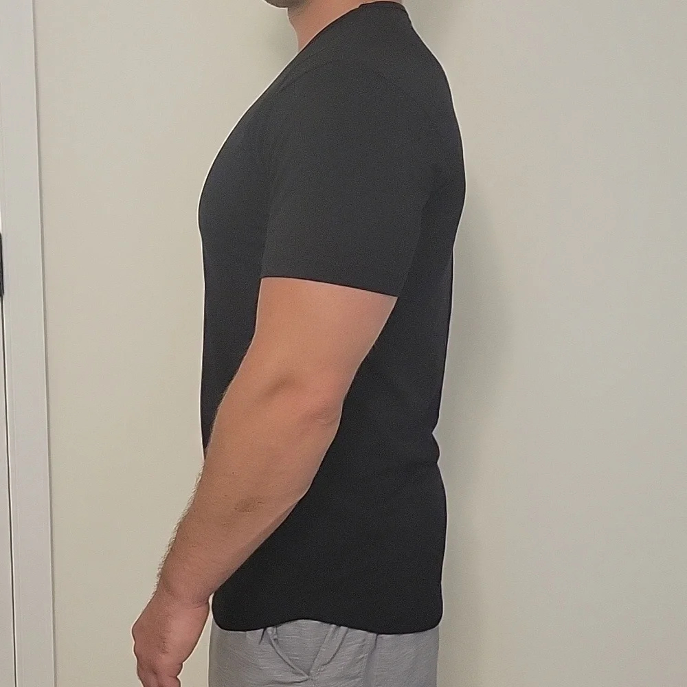 Cuts Curved Hem Tee - Picture 5 of 5